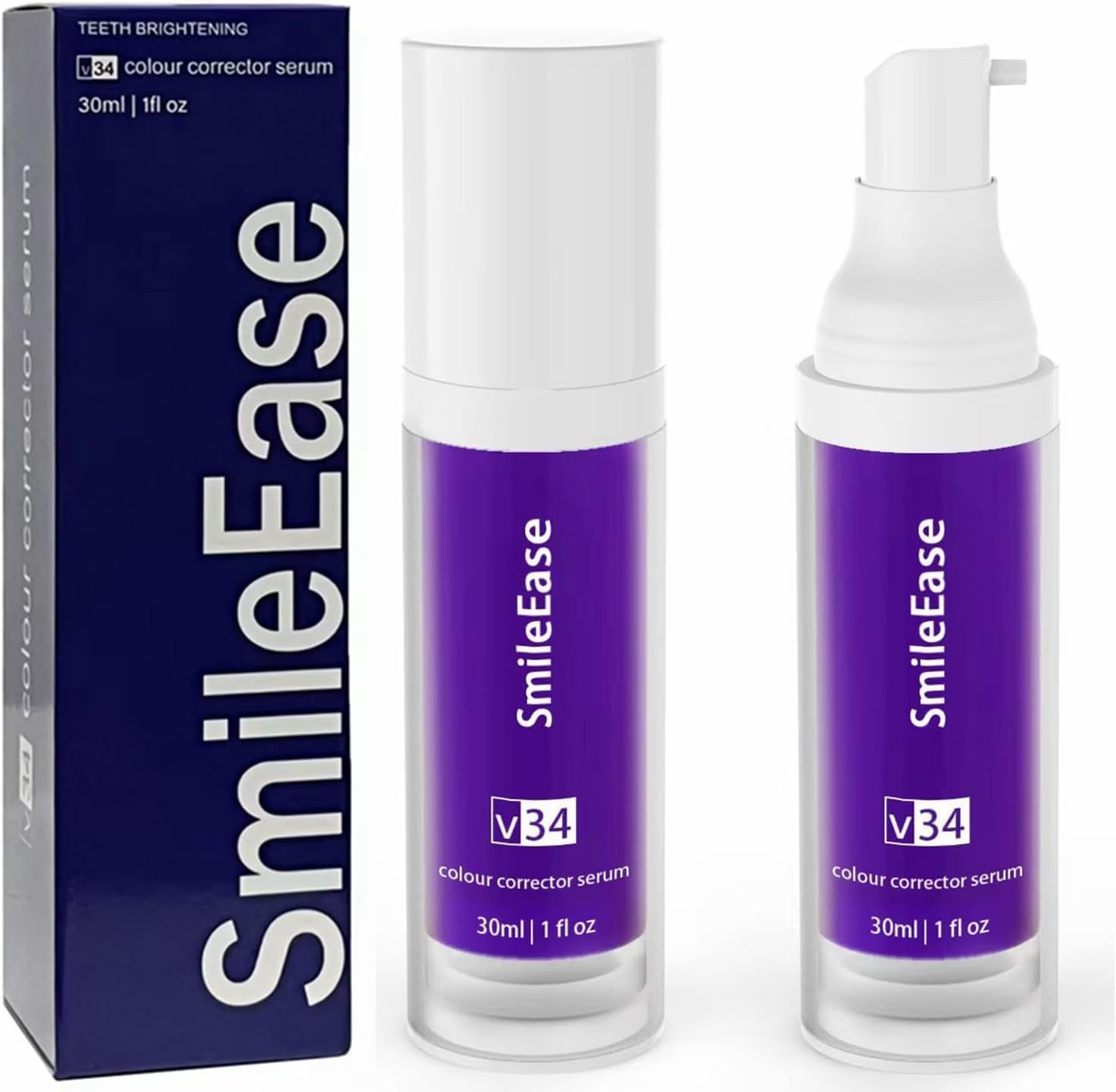 Purple Toothpaste for Teeth Whitening, Purple Whitening Toothpaste for Adults,Tooth Stain Remover Gel - Tooth Whitener Suitable for Smoking, Coffee, and Removing Dental Stone ﻿ ﻿ ﻿