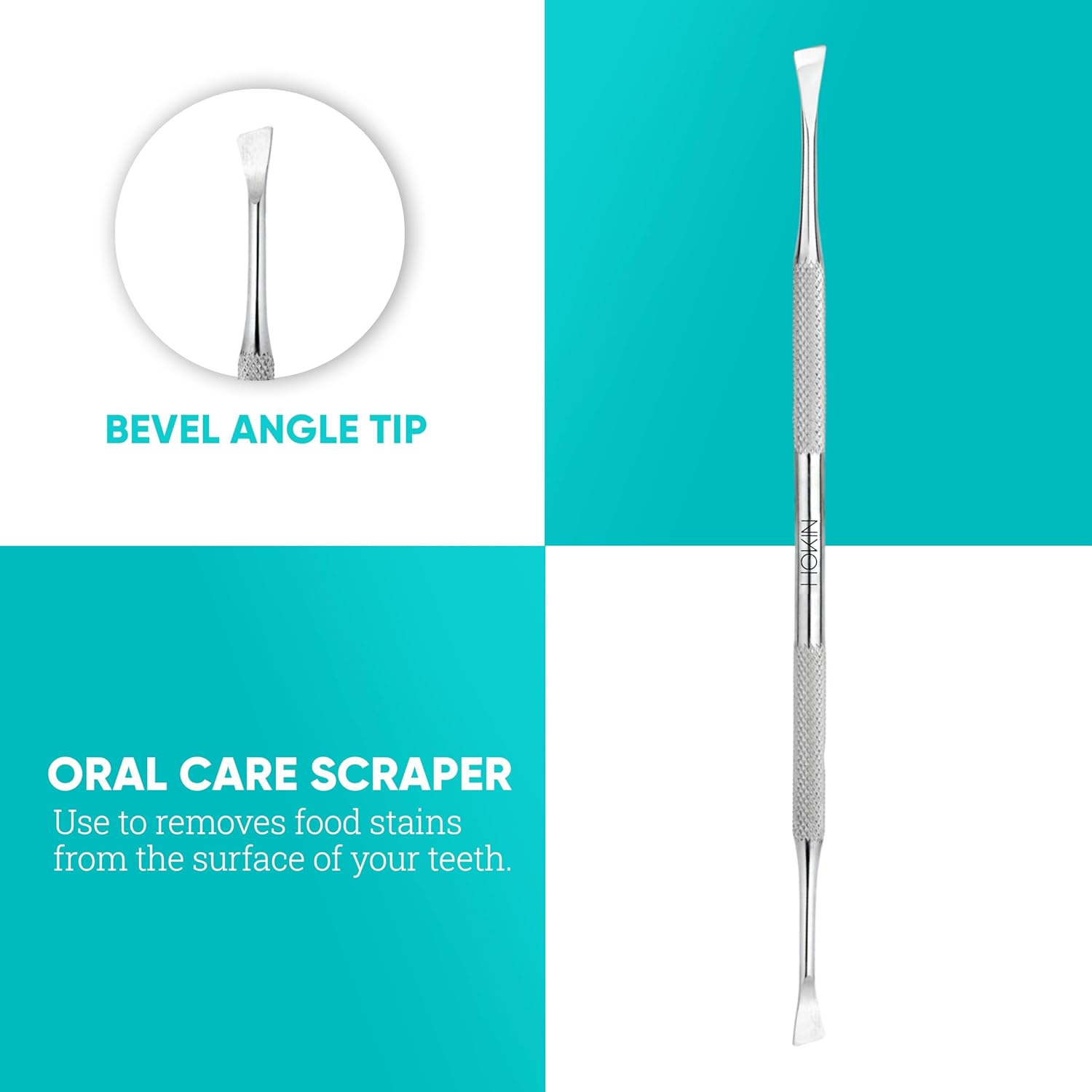 Dental Tools HOKIN Plaque Remover Teeth Cleaning Tool 4 Pcs Dental Care Kit Tooth Filling Repair Set Stainless Steel Dental Tools for Men Women Kids and Pet Care