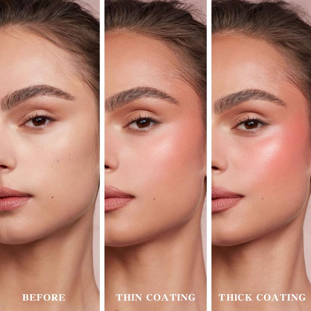 Matte Blush Powder for Cheeks, Cruelty Free Makeup – Long Lasting Natural Face Blusher Makeup, Lightweight Blendable Cheek Color Palette for Women All Skin Tones - #05 Brick Red