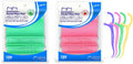 Fruit Flavored Floss，toothpicks，Cleaning Teeth，Ultra-fine Dental Floss Stick, Fight Tooth Decay and Keep Your Teeth Clean，Teeth Cleaning Tool (200 Pieces (Bagged/Single line), Mint+Strawberry Flavor)