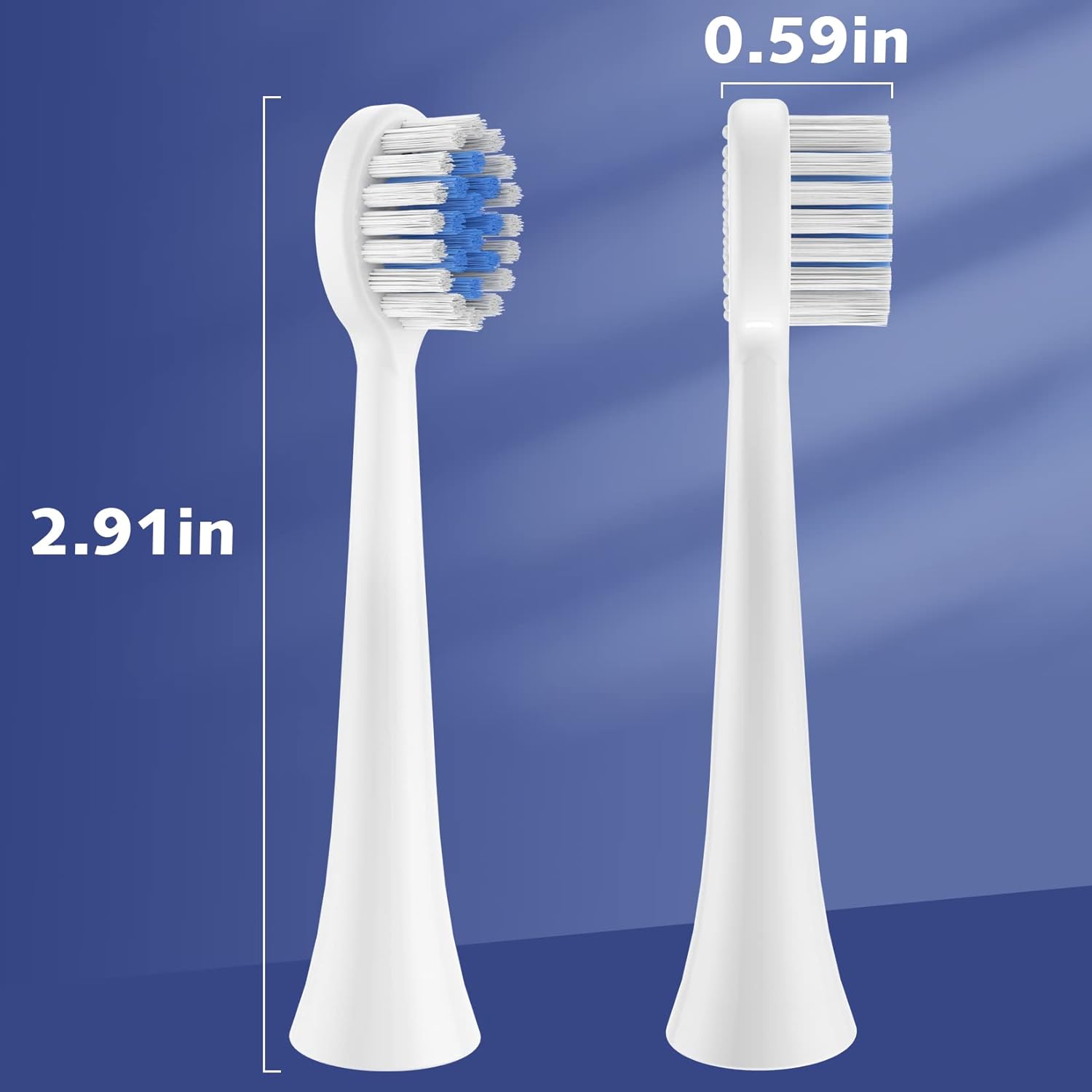 Replacement Toothbrush Heads for Razoko Kids Toothbrush 6 Pack