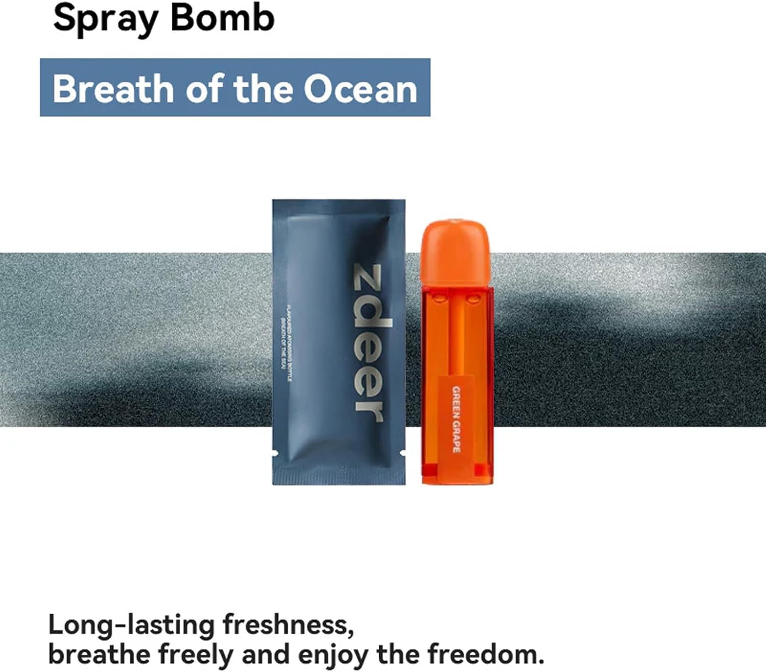 Smart Electric Oral Spray Refill for PW13 – 3-Pack (Breath of the Sea) – Ocean-Inspired Coolness for a Crisp, Clean Feel