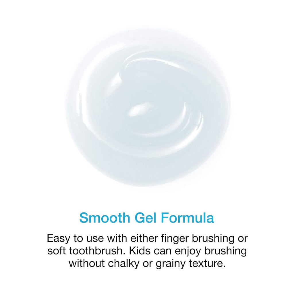 Rain Natural Baby Fluoride Free Kids Toothpaste Gel - Safe to Swallow Infant Toddler Tooth Paste, 2.8 Oz, Babies Training, Ages 6 to 12 months and Up Vitamin C Watermelon Toothpaste for Kids 0-6 years