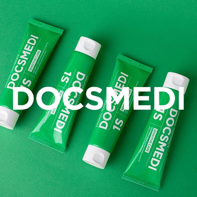 DOCSMEDI Doctrust K Kid-Friendly Toothpaste with 922 ppm Fluoride/Cavity Prevention/Removing Plague/Suppressing Bad Breath (1S Sensitive Toothpaste, Natural Mint)