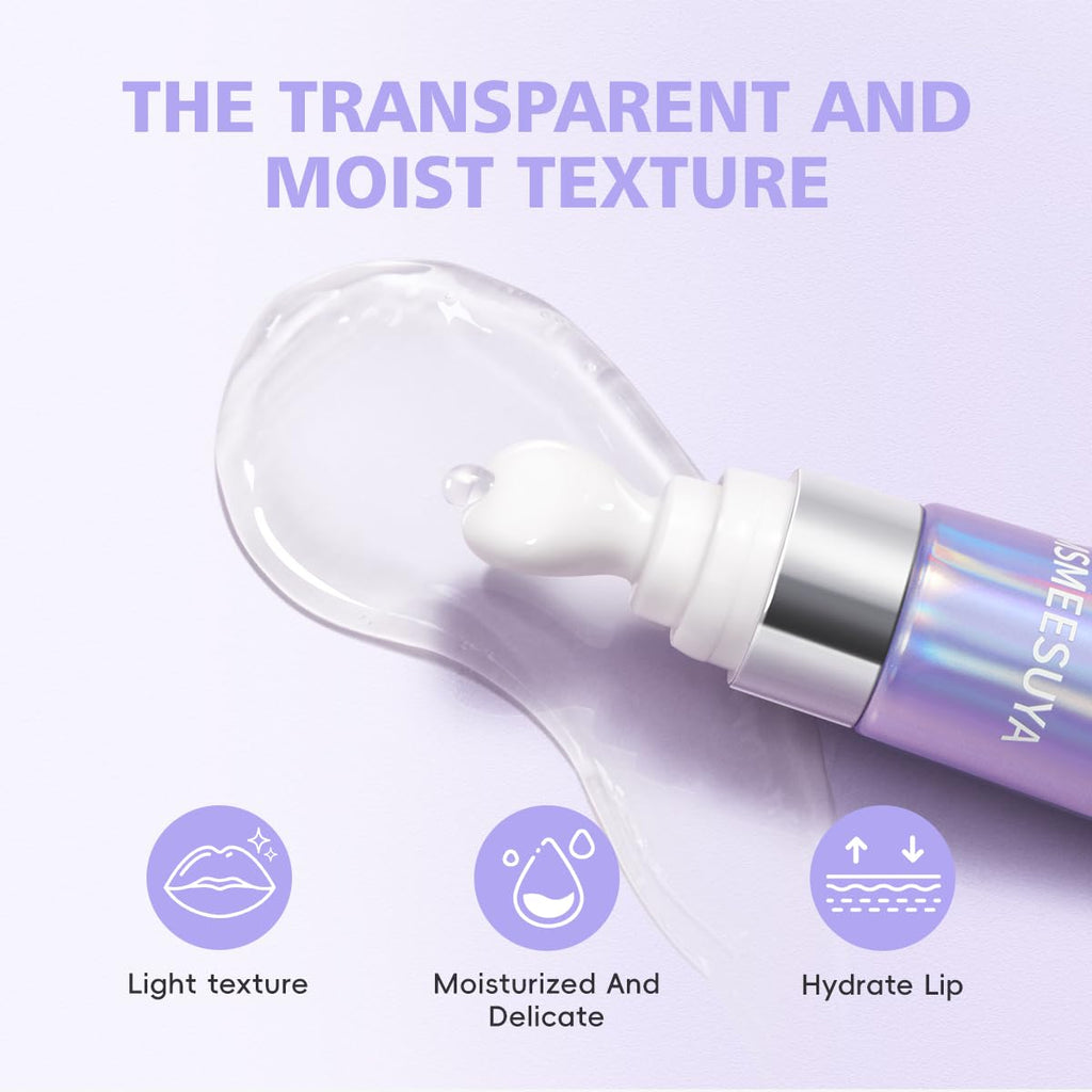 Lip Balm & Serum for Dry Lips, Featherlight Hydrating Balm, Non-Sticky Lip Moisturizer for Smooth & Glossy Lips, 2-Pack (0.5oz Each)