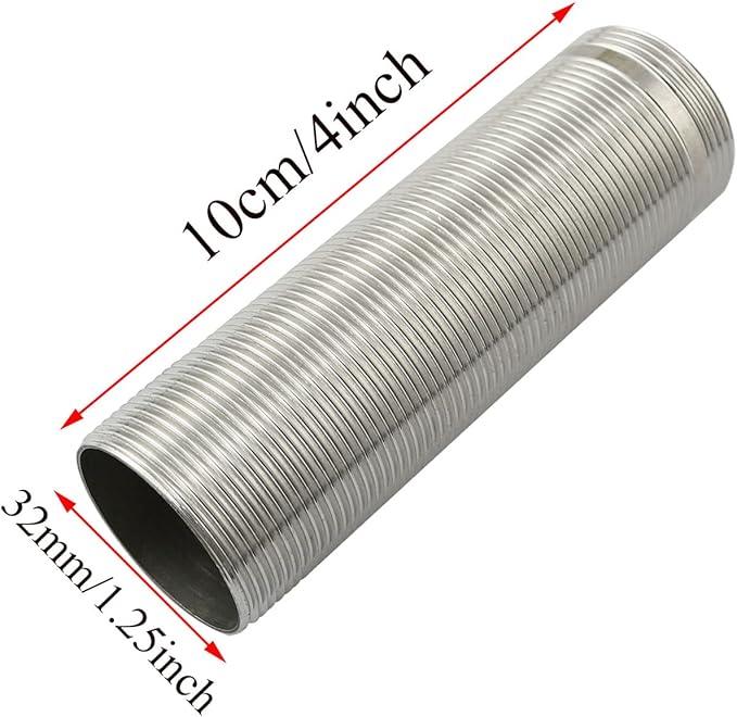 Faucet Mount Extension Shank Bathroom Installation Faucet Accessories Lengthen Fixed High Foot Stainless Steel Basin Faucet Fittings Tap 4" x 1.25"