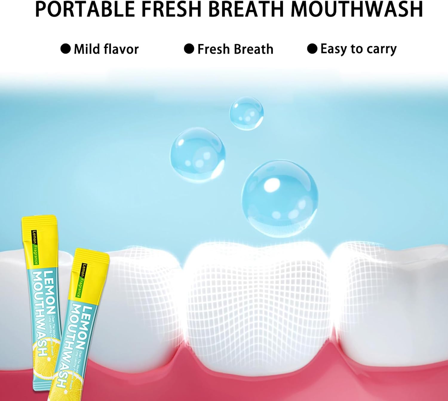 60PCS Travel Size Mouthwash,Portable Mini Mouthwash,Long-Lasting Freshness Travel Mouth Wash for Oral Care A4