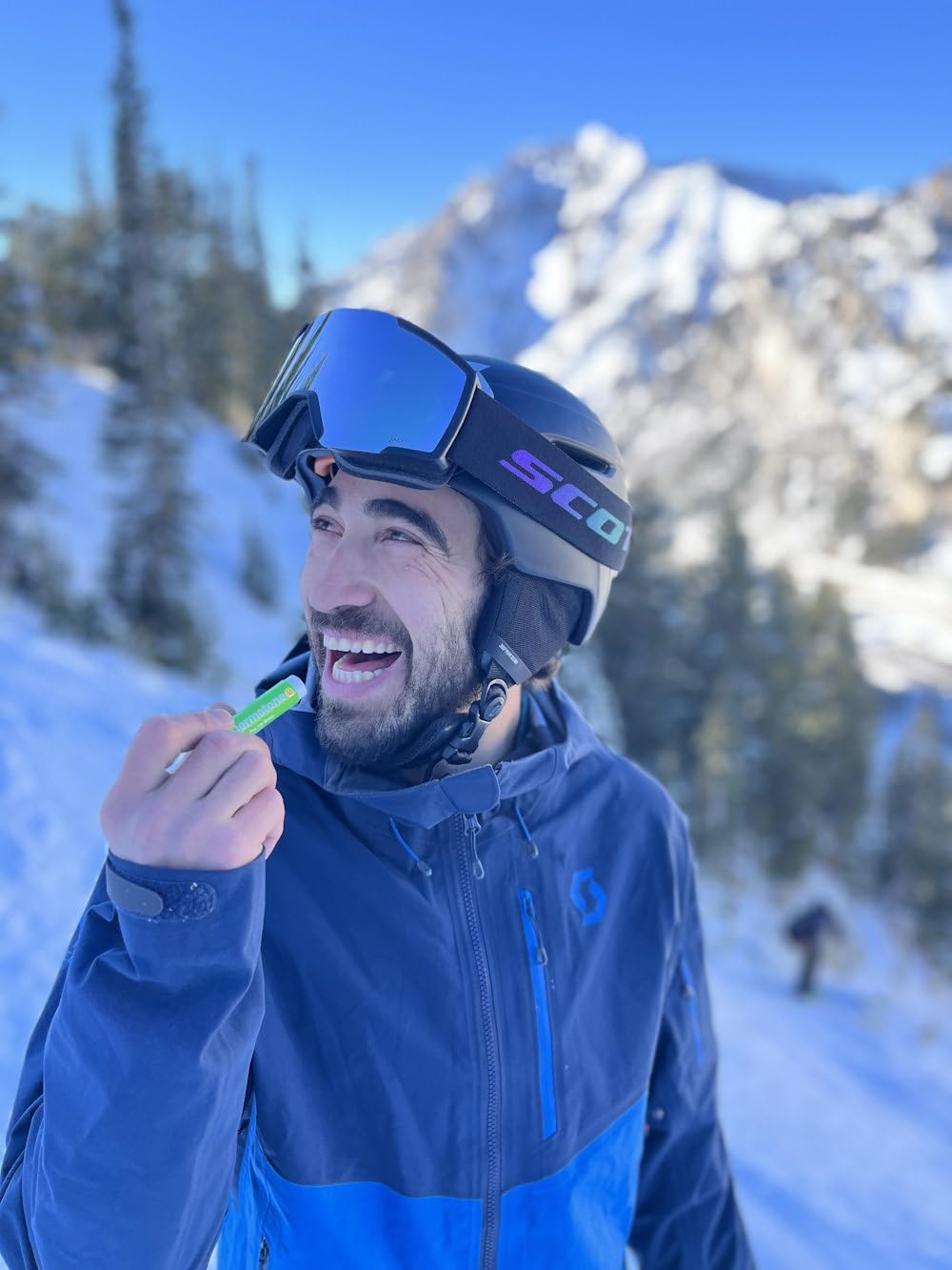 Dermatone Green Tea Lip Balm Stocking Stuffer | Moisturizing | Medicated | Aloe & Vitamin E | Soothes Chapped & Cracked Lips | SPF30 | 3-pack (Green Tea, 0.15oz)