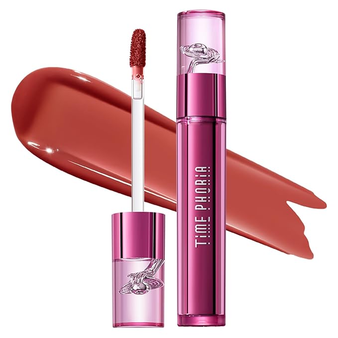 ALTERA BLURRING LIP TINT - Shine Lip Gloss to Soft Blurry Lip Matte Finish, Long-Lasting Lip Stain, Smooth and Blur lip lines, Watery-Velvet Feel, Hydrating & Non-Sticky (008 IGNITE)