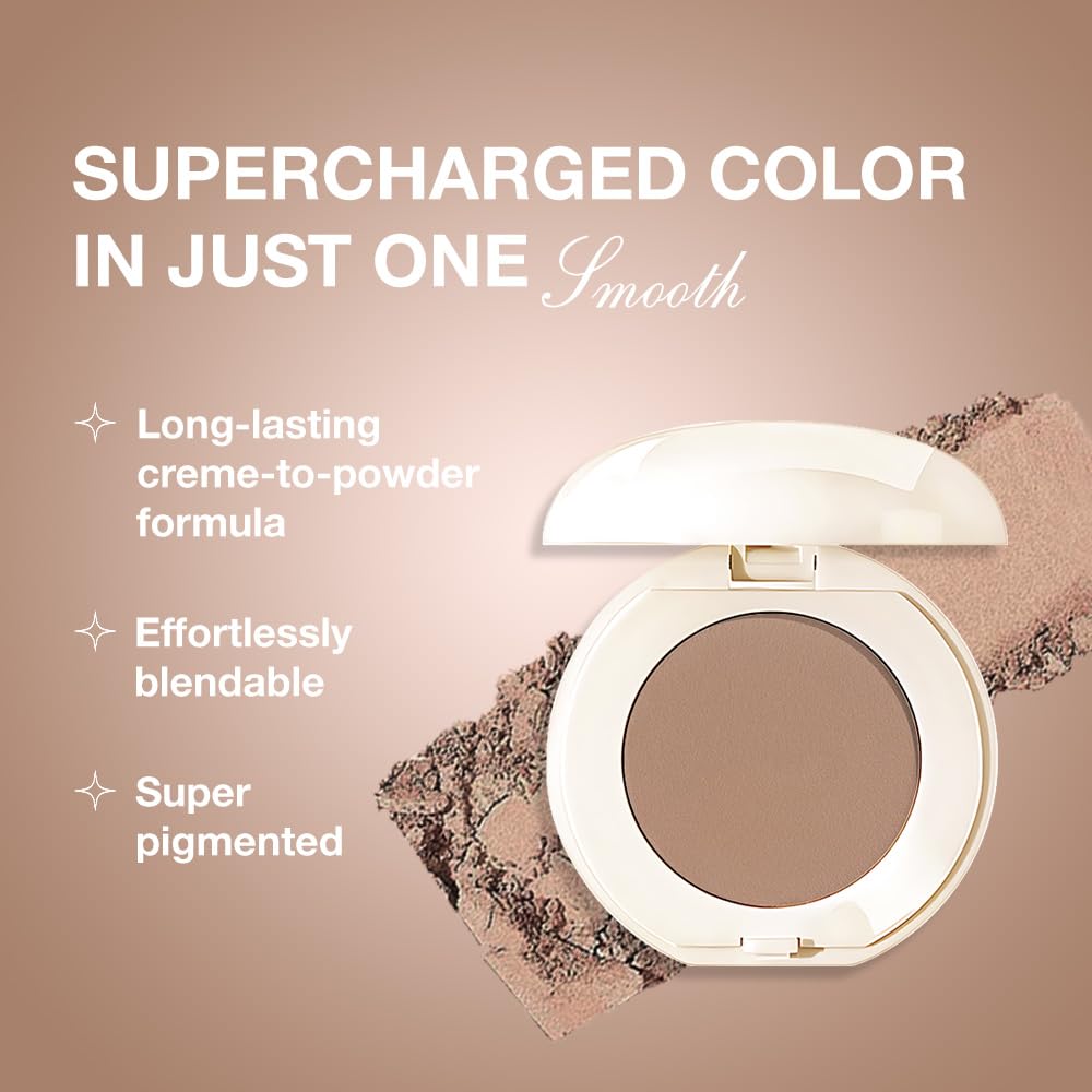 Single Cream Eyeshadow,Milk Coffee Matte Eye shadow Pallette,Waterproof&Long Lasting Mini Eyeshadow,Soft Matte Eye Makeup,Vegan & Cruelty-Free Eye shadow for Brown Blue Green Eyes #07