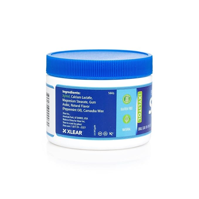 Spry Xylitol Peppermint Sugar Free Candy - Promote Oral Health, Increase Saliva Production, Stop Bad Breath, Non-GMO, Gluten-Free, 240 Count (Pack of 3)