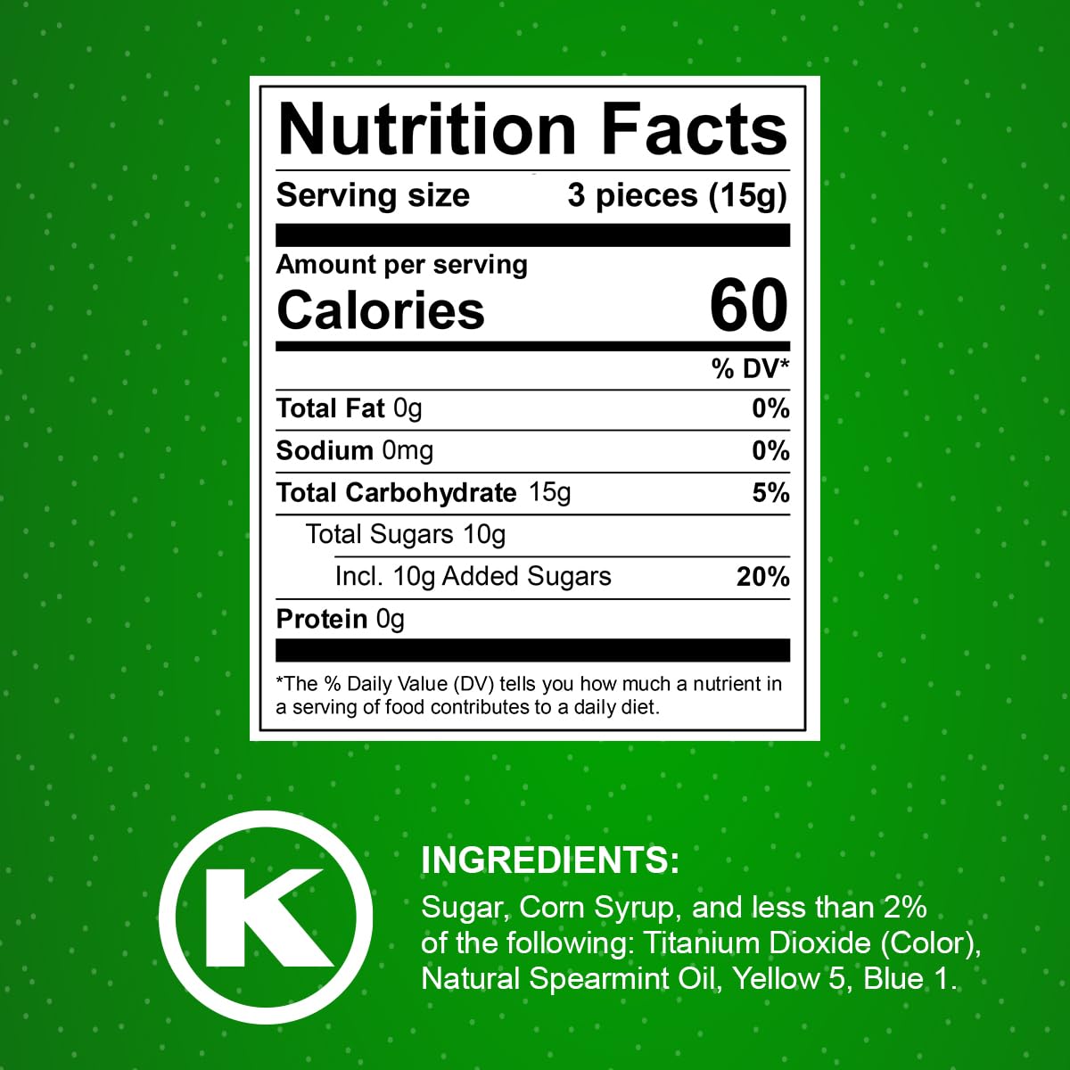 Starlight Spearmint Individually Wrapped Candy, 4 Pound Bulk Pack, Sweets for On the Go Refreshment, Starlight Mints Bulk Candy.