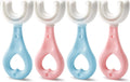 4-in-1 U-Shaped Toothbrush Set - Infant to Toddler Oral Care - Food Grade Silicone - Perfect for Age 1-6 (4-Pack) Baby Essentials Gift