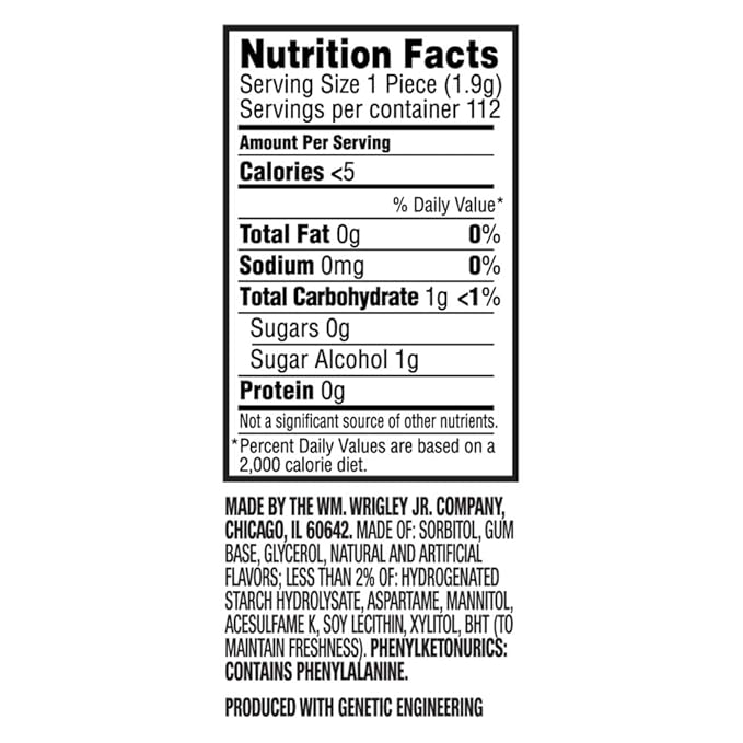 ORBIT Peppermint Sugarfree Chewing Gum Bulk, 8 Packs of 14-Pieces, Case of 6 (672 Total Pieces)