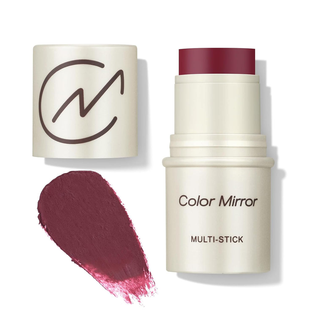 Multi-Use Makeup Stick - Blush, Lipstick, Eyeshadow & Highlighter For All Skin, Buildable Color, Long-Lasting, Lightweight, Natural Soft Finish(41 Red Berry Matte), 0.158 oz