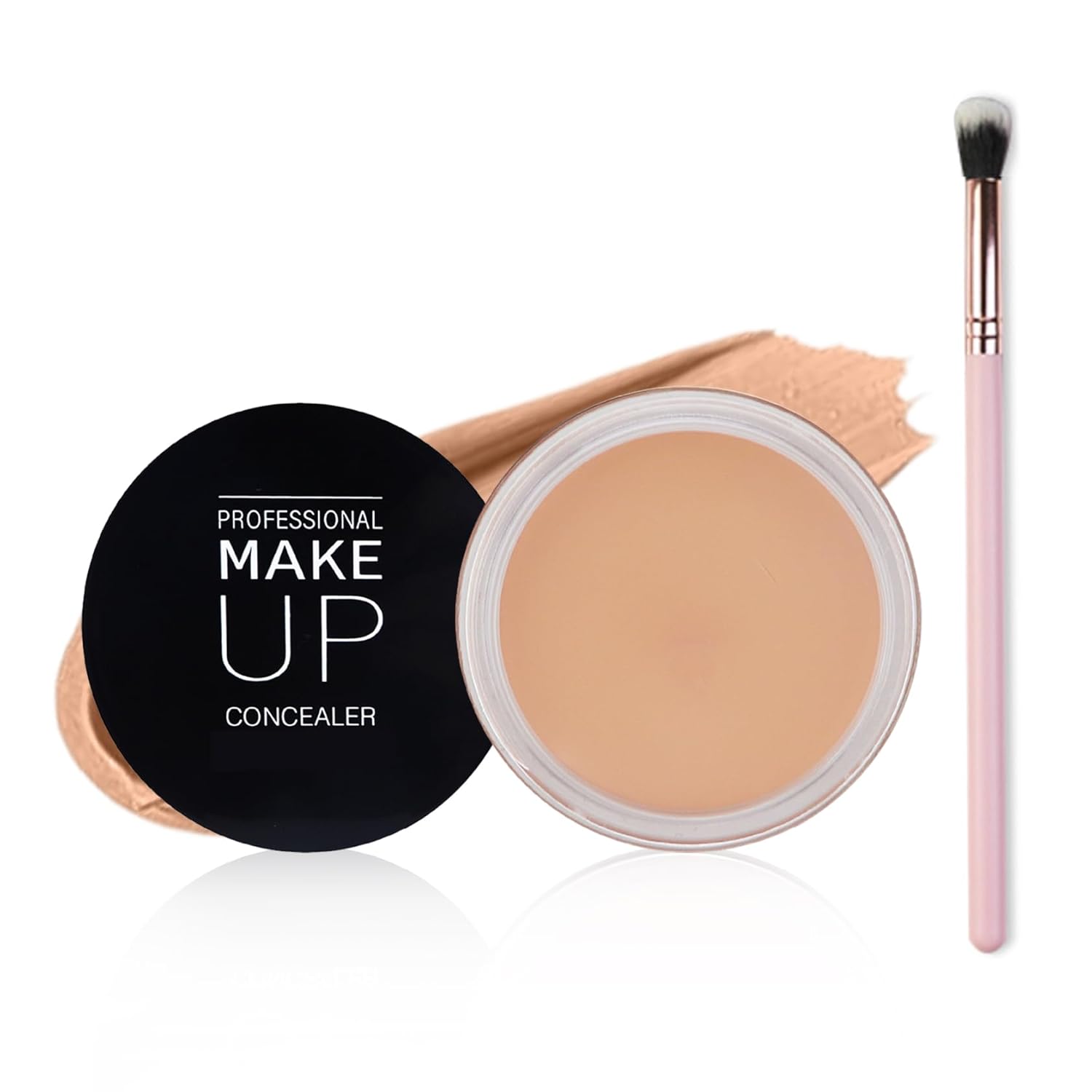 Under Eye Concealer for Dark Circles Color Corrector Pro Full Coverage Concealer de oieras Long-lasting Cover up Makeup -03 Netural
