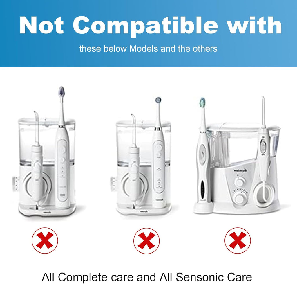 Replacement Brush Heads for WaterPik Sonic-Fusion 2.0 Flossing Toothbrush (SF-03/SF-04) and Sonic-Fusion Flossing Toothbrush (SF-01/SF-02),4 Count White with Covers