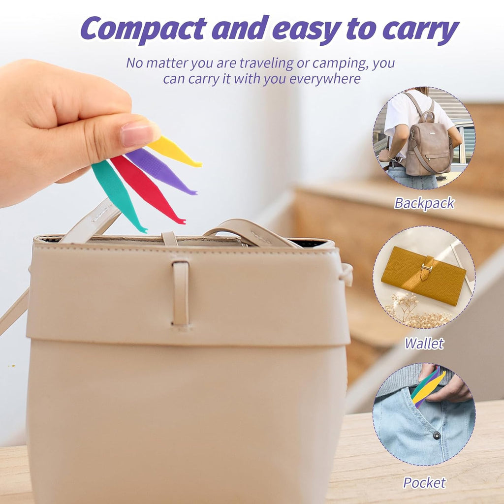 160PCS Colorful Braces Rubber Band Tool, Disposable Plastic Orthodontic Rubber Bands Tool Dental Elastic Rubber Bands Placers for Braces,Braces Removal KitBraces Rubber Bands Tool Braces Tools