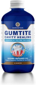 Medicinal Foods Gumtite Ozonated Mouthwash Oil | Natural Treatment for Gum Health | Oral Care | Gum Inflammation Relief | Plaque Prevention | Fight Bad Breath | Gum Repair & Dental Health