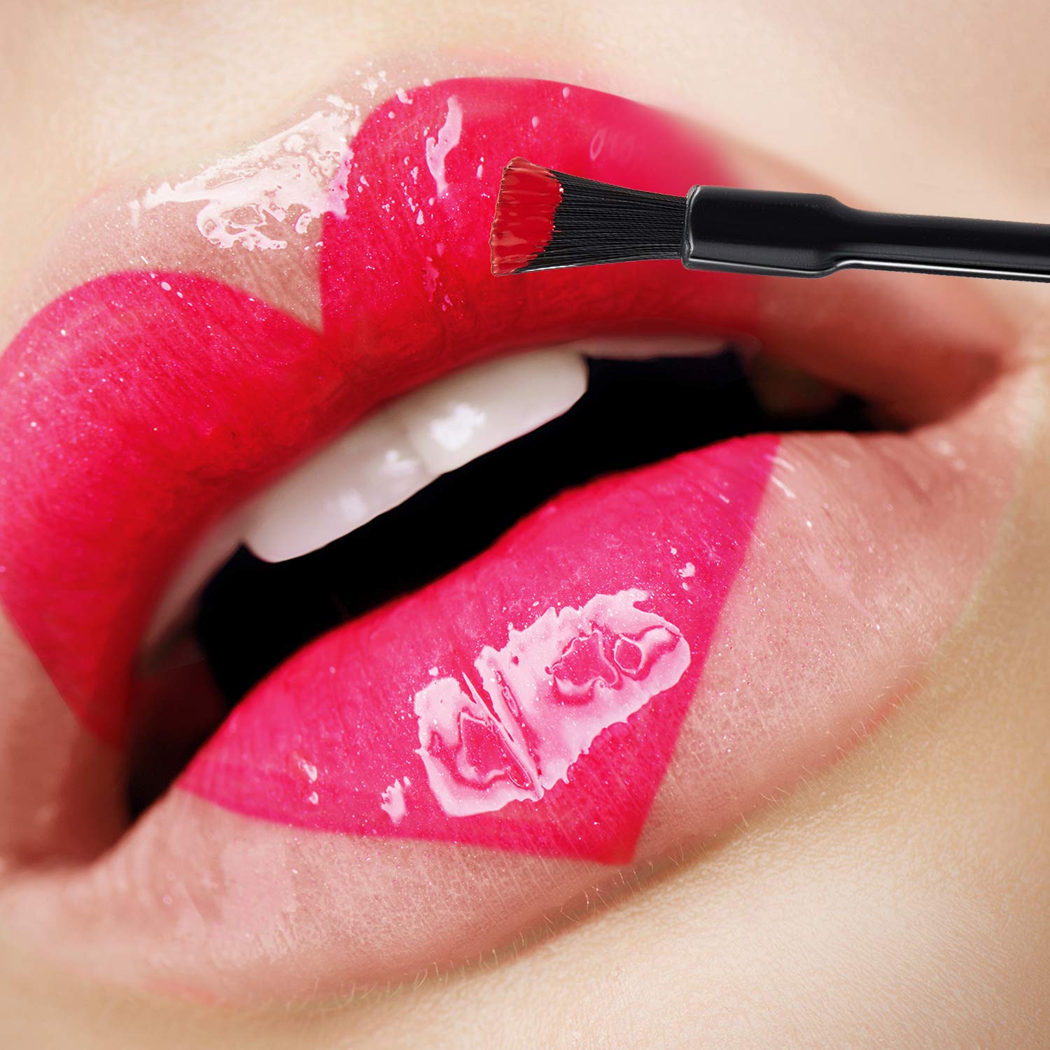 200 Pcs Lip Makeup Brushes Nail Polish Brushes Lip Gloss Applicators Lipstick Wands Makeup Cosmetic Brush Tools for Women