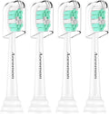 Aoremon Replacement Heads for Philips Sonicare C2 C1-4Pcs Brush Heads Compatible with All Phillips Sonicare Click-on Eltectric Toothbrush Model