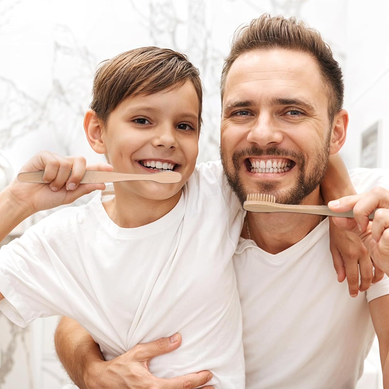 120 Pcs Bamboo Toothbrushes, Natural Soft Bristle Toothbrush Individually Wrapped Travel Tooth Brush 12 Color Vegan Organic Toothbrushes for Adults Travel