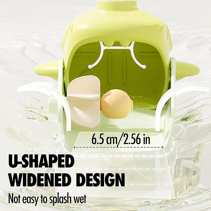 2 Pack Faucet Extender for Toddlers, Temperature Sensitive Sink Extension with Water Wheel to Kids Fun Hand Washing