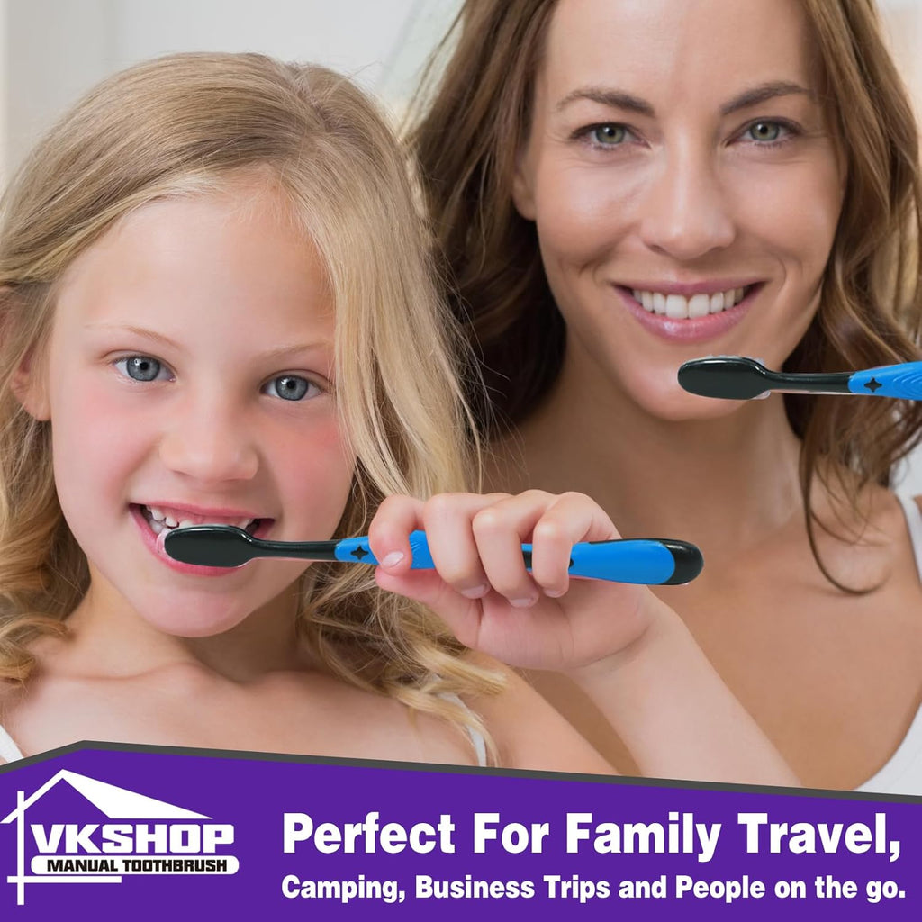 144 Pack Cheap Travel Toothbrushes and Soft Carbon Toothbrush, Reusable Travel Toothbrushes, Eco-Friendly Bulk Toothbrushes Individually Wrapped