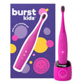 Burst Kids & Toddlers Electric Toothbrush (Pink) | Soft Bristles | Two Minute Timer | Rechargeable Battery | Easy-Grip Silicone Handle | 2 Modes for Healthy Smiles | Ages 3+