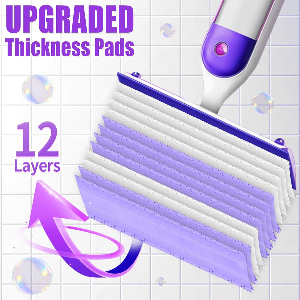 20 Count Disposable Pads Replacement for Swiffer Power Mop Pads, Fit for Swiffer Power Mop, Compatible with Swiffer Power Mop Refills, Multi-Surface Mop and PowerMop Wood Mop Floor