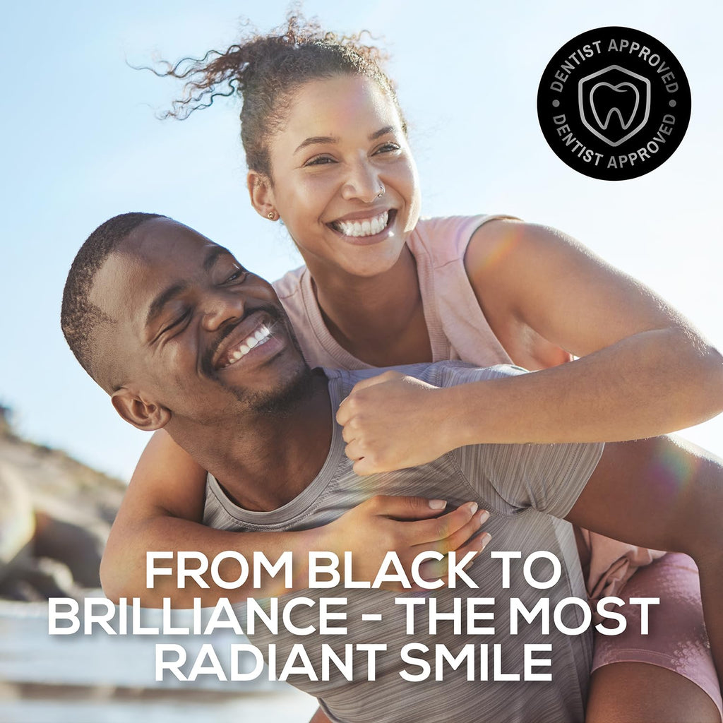 Venus Visage Activated Charcoal Toothpaste for Whitening, 3 Pack - Effective Teeth Whitening Toothpaste for Surface Stains - Peppermint Flavor (3.7 oz/105 g)