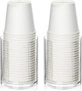 2 Pack Mouthwash Cups Holder,Bathroom Cup Dispenser,Small Disposable Paper Cup Tray for Bathroom Sink Counter