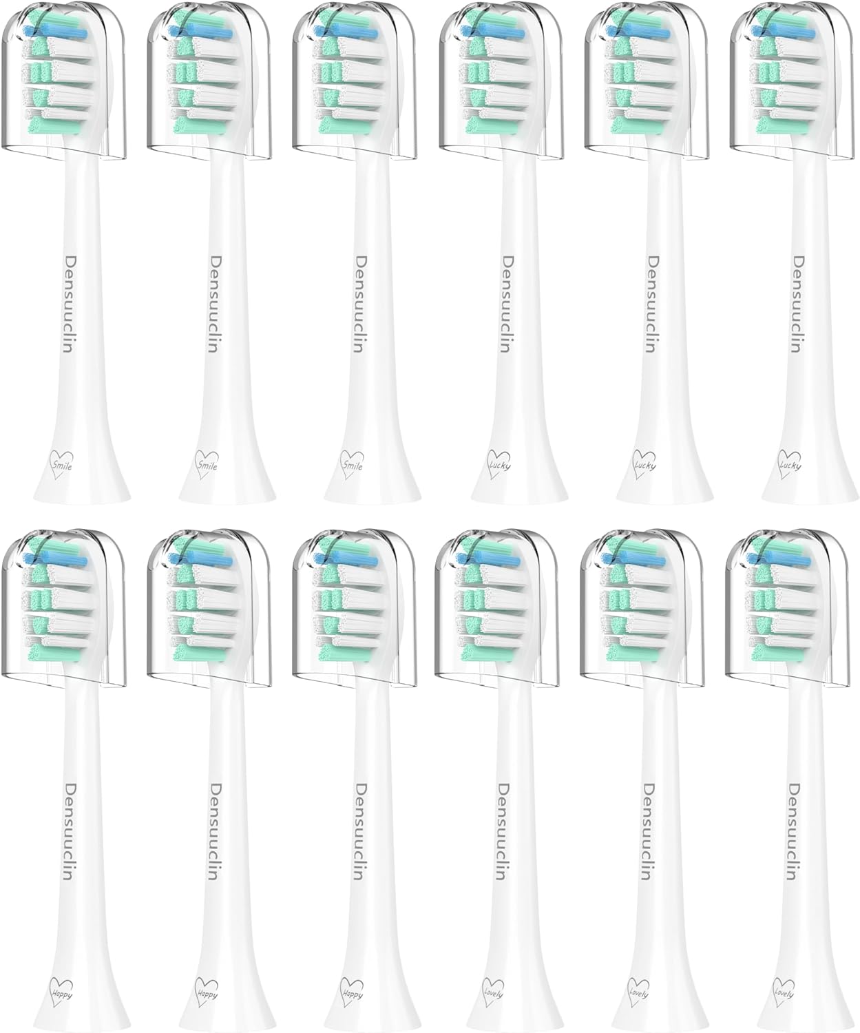 Replacement Toothbrush Heads for Philips Sonicare Replacement Heads, Replacement Brush Head Compatible with Phillips Sonicare Electric Toothbrush, 12 Pack