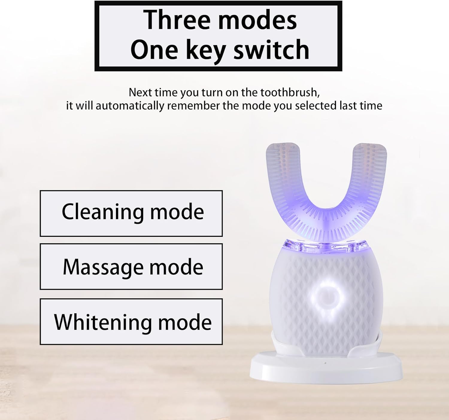 Automatic Toothbrush for Adults - Ultrasonic Electric Toothbrush 30s Timer, Soft Bristles, Wireless Charging Washable Portable for Travel & Home Use Dual-use (White, Adult)