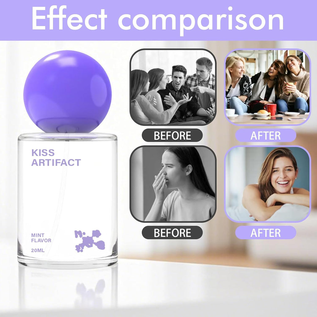 1 Pcs Probiotic Oral Spray for Long-Lasting Freshness, Alcohol-Free Oral Spray with Probiotics for Breath Care, Promotes Oral Health, Convenient Travel-Sized Breath - (20 ml / 0.68 oz)