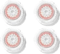 Clarisonic Radiance Facial Cleansing Brush Head Replacement Compatible with Mia 1, Mia 2, Mia Fit, Alpha Fit, Smart Profile Uplift and Alpha Fit X, 4 Count