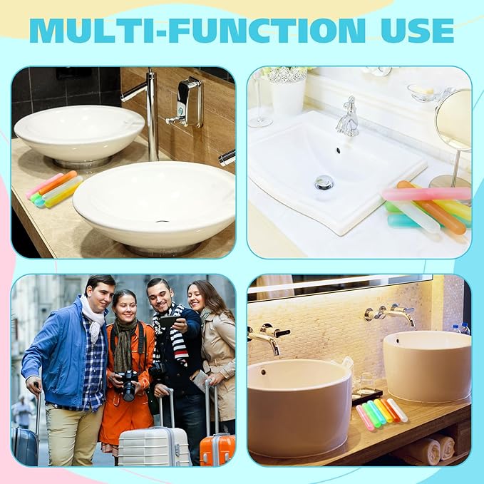 LemonRoad 20 Sets Travel Toothbrush Sets Disposable Toothbrush with Individual Portable Case Individually Wrapped Tooth Brush with Cases for Homeless Supplies Travel Camping Hotel(Candy)