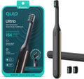 Quip Ultra Next Generation Smart Toothbrush - Timed Electric Toothbrush with Case - Replaceable Brush Head, Soft Bristles, Silicone Handle, 30-Day Battery Life - Travel Toothbrush - Eclipse