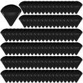 120 Pieces Powder Puff Face Triangle Powder Puff Soft Velour Makeup Puff Velour Puffs for Face Wet and Dry Cosmetic Foundation,Body Powder Blender Loose Mineral Powder Makeup Tool(Black)