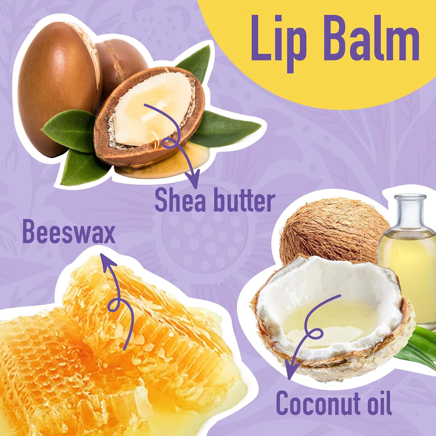 AZEN 24 Pack Lip Balm, Natural Lip Balm Bulk, Lip Care Product, Moisturizing Lip Balms for dry cracked lips - 12 Flavors