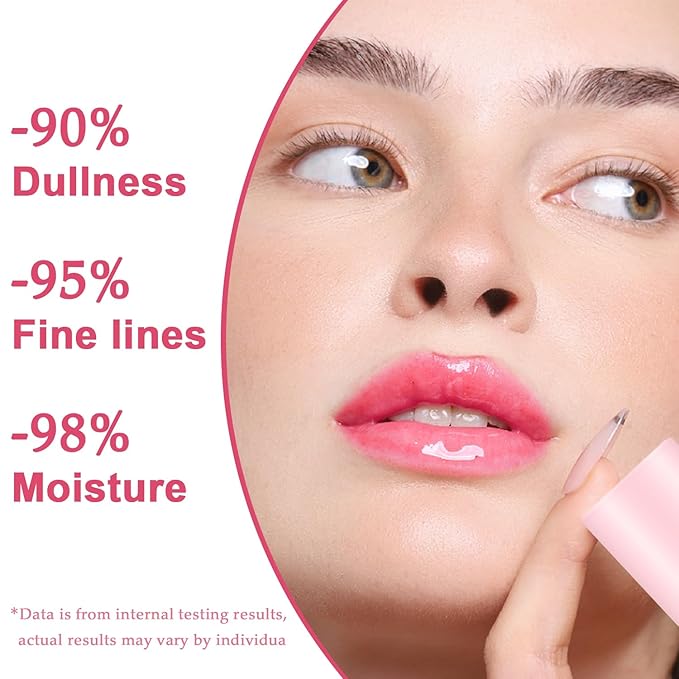 6 Colors Lip Tint Stain Set, Watery Lip Stain Mini Liquid Matte Lipstick, Multi-use Lip Cheek Tint, Moisturizing Plump Lip Gloss, Lightweight Non-Sticky, Long Lasting, Vivid Lip Care Makeup (6 Colors)