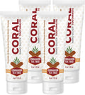 Coral Nano Silver Cinnamon Tea Tree Toothpaste, Natural Fluoride Free Teeth Whitening Toothpaste, Coral Calcium Nano Silver Infused SLS Free 4 Ounce