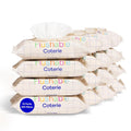 Coterie Flushable Wipes for Toddlers, Designed for Potty Training, Safe for Sensitive Skin, Hypoallergenic, 99% Water, Plant-Based, Fragrance Free, Sewer & Septic Safe, 16 Pack (448 Wipes)