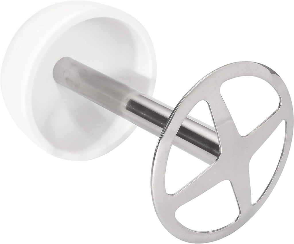 CozyCabin Toothbrush Holder Stand, for Razor, Bathroom Vanity Countertop, Stainless Steel Toothbrush Bathroom Organizer (White)