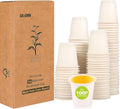 3 oz Compostable Disposable Bathroom Mouthwash&Rinse Cups,100pcs Small Snack Cups for Kids,Mini Drinking Cups for Party,Office, Picnic, BBQ