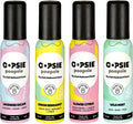 Oopsie Poopsie Toilet Spray - 4 Scents, Portable Original Odor Deodorizer Scents - Poop Spray for Toilet | Citrus, Lavender, Mint & Lemon Pre Poo Air Freshener Spray, 2oz Travel Size Bottles