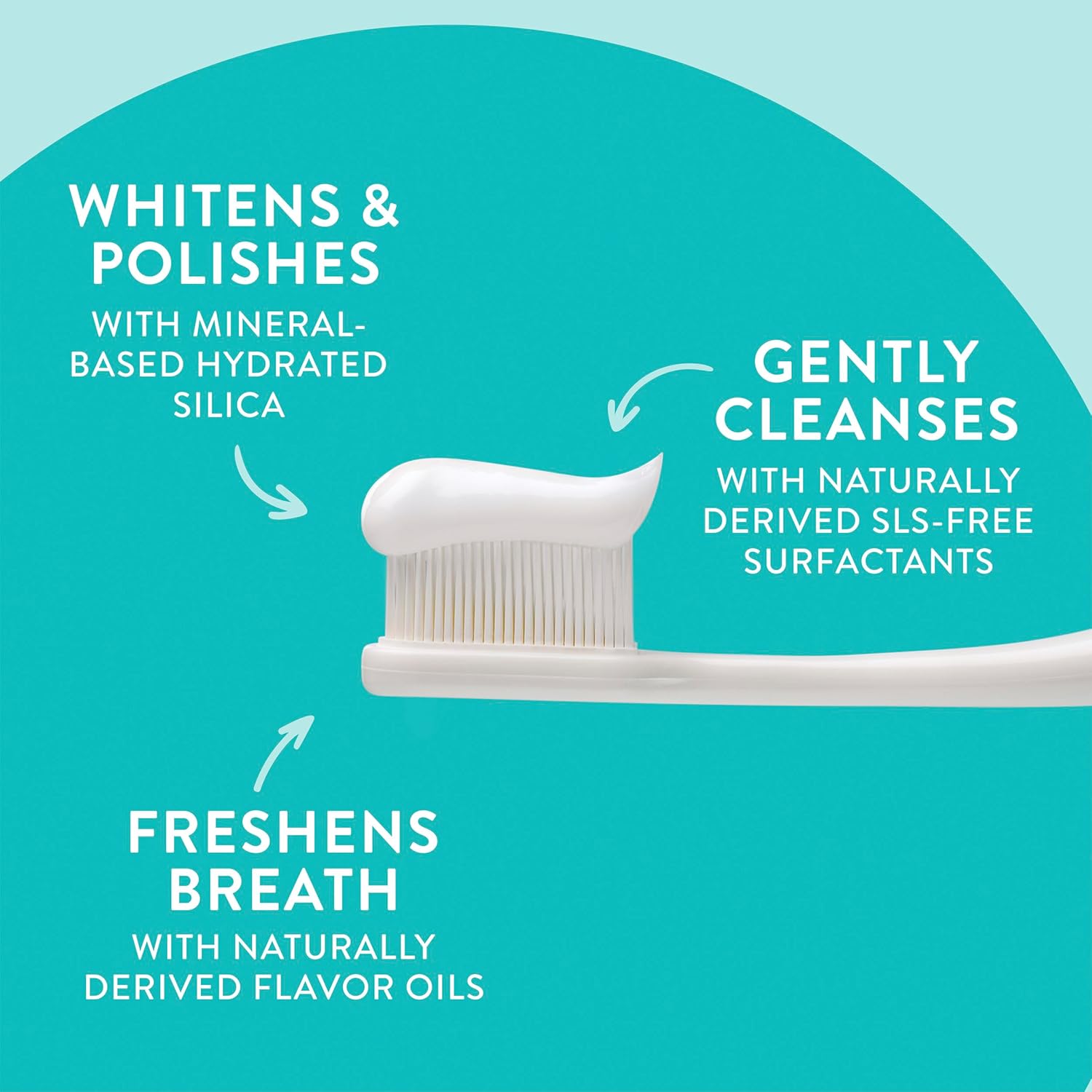 Native Whitening Wild Mint & Peppermint Oil Fluoride Free Toothpaste, 4.1 oz Pack of 3