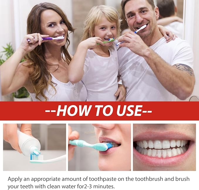 2PCS SP-8 Toothpaste, SP-8 Probiotic Whitening Toothpaste, for Fresh Breath, Protects Teeth & Oral Health, Rich Foam & Easy Rinse, Deep Cleaning Care