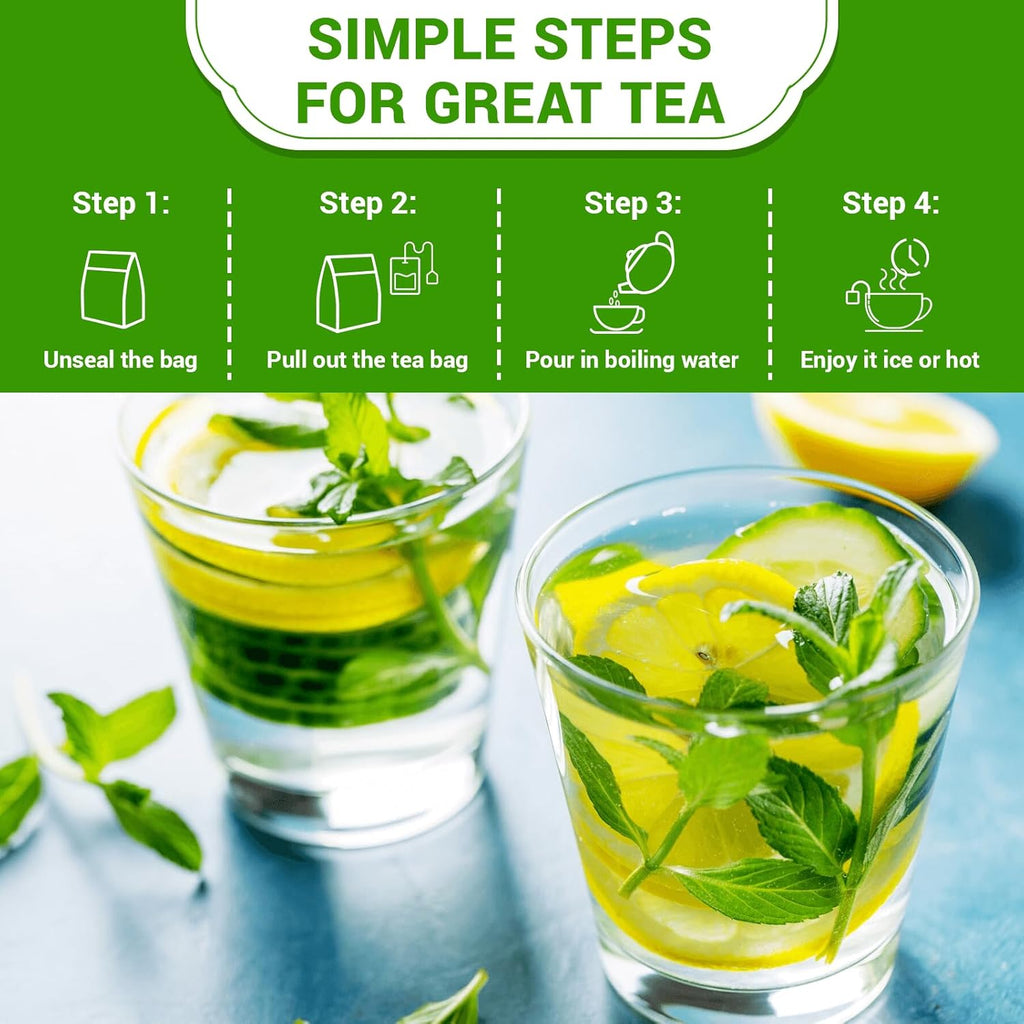 Spearmint Leaf Herbal Tea - Caffeine Free, 120 Teabags