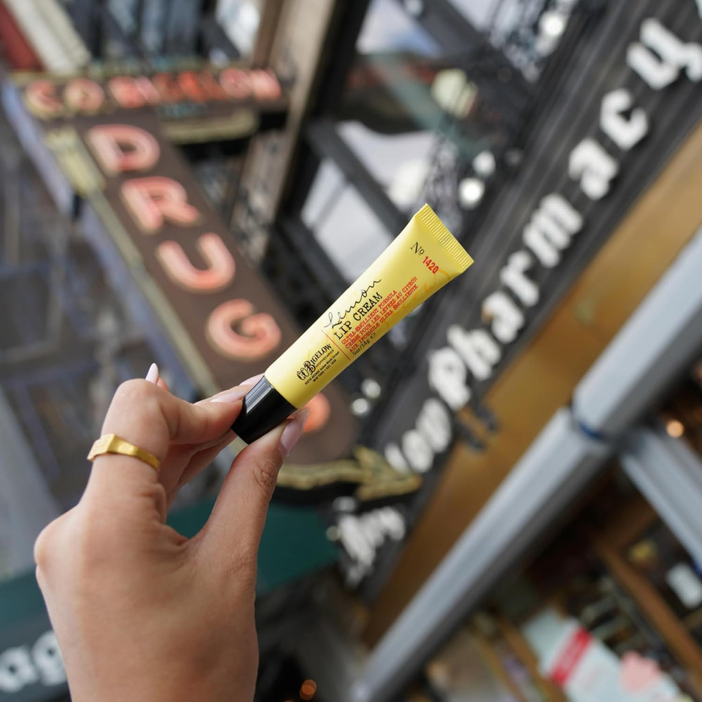 C.O. Bigelow Lemon Lip Cream Tubes, Pack of 3 Lemon Lip Balms with Shea Butter, Bulk Lip Balm Set, 0.5 oz